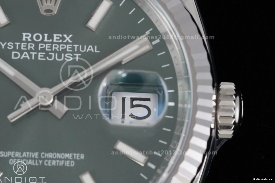 Green 564 DateJust Best Stick 36 SH Dial Edition Bracelet Jubilee 904L Clean 126234 Steel Soft 1:1 on 0123